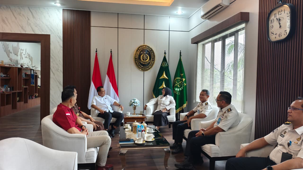 Perkuat Sinergi Penegakan Hukum dan Pemasyarakatan, Kakanwil Ditjenpas Babel Silahturahmi Ke Kejati Babel